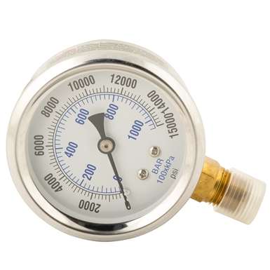 BVA Hydraulics Dry Hydraulic Pressure Gauges GD2514