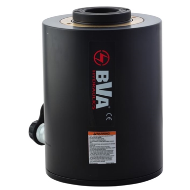 BVA Hydraulics Single Acting Hollow Hole Aluminum Cylinders HUC6003